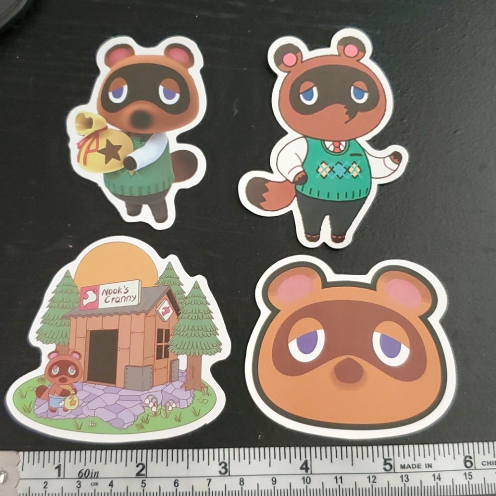 Tom Nook Stickers ACNH Animal Crossing New Horizon